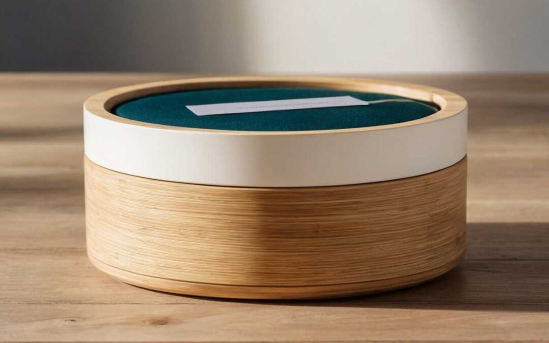 boite de rangement bambou : modèles avec couvercle, disponible
